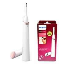 필립스 전동 눈썹정리기, HP6388/00, 화이트