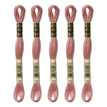 브랜드얀 DMC 25번 면사 자수실 5p, 152, 8m