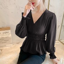 루나걸 디비아 프릴 블라우스