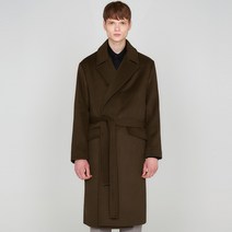 지플리시 남성용 캐시미어 울 로브 코트