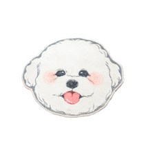 JCP 댕댕이 비숑 발매트, 화이트