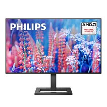 필립스 68.5cm UHD 278E2FE 4면 보더리스 높낮이 모니터