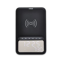 인켈 무선 10W 고속충전 Wireless 거치 스피커 IK-SP20, 1개, 블랙