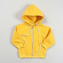 유아용 도톰한 양기모 후드집업