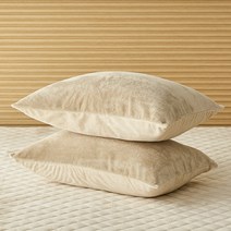 퍼지 극세사 베개커버 2p