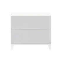 보노하우스 심플리 와이드 2단 서랍장, 라이트 그레이, 1개