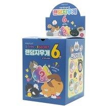 핑크풋 500 냥냥이 랜덤 지우개, 60개, 회색냥냥이, 샴냥냥이, 삼색냥냥이, 까망냥냥이, 치즈냥냥이, secret