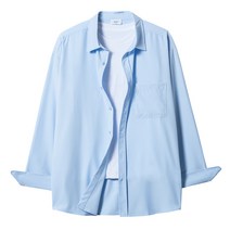 빌락트 남성용 구김방지 스판원단 빅사이즈 카라 셔츠