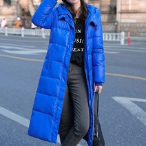 여성용 아자모에 후드 롱 패딩 점퍼 CH-2211008