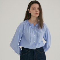 블랭크공삼 cotton string blouse