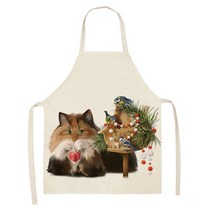 빈테리어 고양이 앞치마 L, TYPE 12, 1개