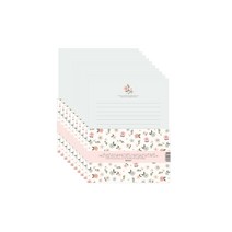 톡톡팬시 프레그런트 편지지 40p + 봉투 20p 세트, 민트, 1세트