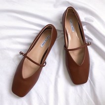 코나블루 여성 메리제인 각코 스트랩 플랫 1cm DT3019