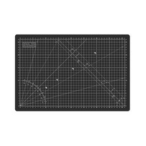 아날로그라이프 양면 셀프힐링 울트라 칼라 커팅매트, 블랙   그레이