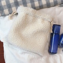 퐁실퐁실 포근해 양털 복조리 파우치