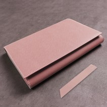 아바 사피아노 오픈형 북커버 L, 1개, 베이비 핑크(북커버), 랜덤발송(북마크)