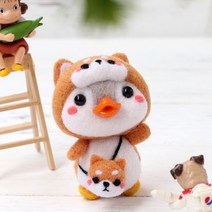 아트조이 DIY 양모펠트 키트, 1세트, 시바 펭귄