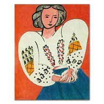 아디코 캔버스 DIY 페인팅 루마니아 여인의 블라우스 P13 40 x 50 cm, 혼합색상