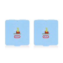 리틀타익스 치즈 컷팅 케이스 블루 기린, 2개