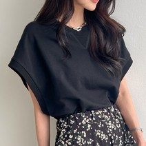 피핀 여성용 가오리핏 드롭숄더 티셔츠 110588