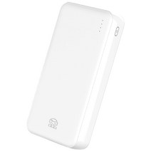 디지지 슬림 듀얼 2.0 고속충전 보조배터리 20000mAh, 화이트, SPE-2PQPPB200