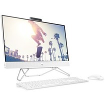 HP 올인원 PC 스타리 화이트 HP 올인원 24-cb0010KL (셀러론-J4025 60.5cm WIN미포함 RAM 8GB NVMe 256GB), 기본형