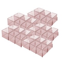 수납 정리 칸막이 A타입, 핑크, 30개