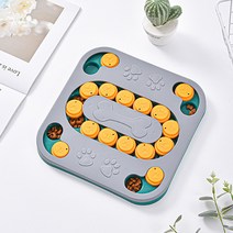 강아지 퍼즐 지능개발 간식놀이 노즈워크, 1개, 그레이