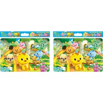 아이누리 엄마 까투리 IQ 영재 판퍼즐 2 IN9709, 2개, 88피스