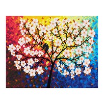 아이러브페인팅 DIY 보석십자수 행운을 부르는 나무 50 x 40 cm, 혼합색상, 1개