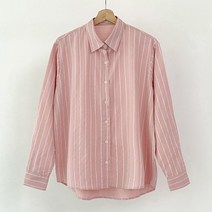 여성용 럽스 주미 스트라이프 베이직 남방