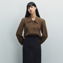 미쏘 카라 변형 숏 블라우스