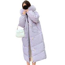 에스텔라 떡볶이단추 임산부 롱패딩 WER85