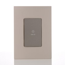 제일전기공업 아도니스 일괄소등 스위치 20A 샴페인골드 1구, 1개