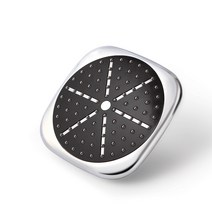 어반테라스 해바라기 샤워기헤드 정사각형 블랙, 1개