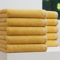 기라로쉬 소프트 갤러리 호텔 타월 200g 30수 뱀부, 그린옐로우, 10개