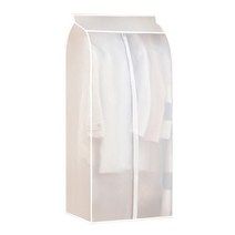 살림의기술 행거 옷커버 소, 반투명