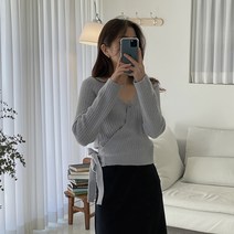 슈가펀 여성용 로랑 브이 랩가디건