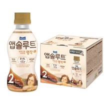 매일유업 앱솔루트 명작 2FL 액상 분유 2단계 240ml x 6입 + 니플 세트, 1세트