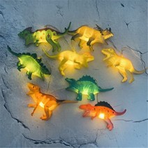 바이에스컴퍼니 LED 공룡 줄조명 10구, 혼합색상