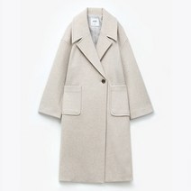 미쏘 여성용 테일러드 반더블 오버핏 코트