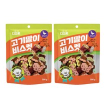 너를위한디저트 고기말이비스켓 반려견 간식 오리고기 200g, 2개, 오리고기맛