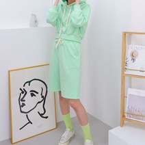 디아미뇽 여성용 컬러풀 5부 팬츠