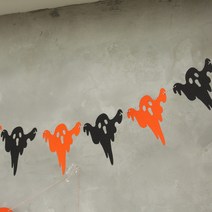 배블링 할로윈 유령 가렌드 FSH007, 혼합색상