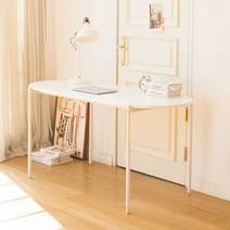 스테이 1500 화이트 1인용 컴퓨터 책상