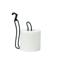 새로그린 거치대형 화장지 휴지 걸이, 1개, 블랙