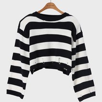 시크폭스 여성용 그루트 패드 단가라 니트