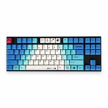 바밀로 VA87M V2 SUMMIT R2 PBT 염료승화 영문 유선키보드 적축, 혼합색상, 텐키리스