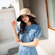 넓은 챙모자