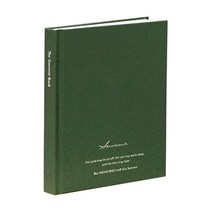 아이코닉 수베니어 B6 라인 줄 유선 하드커버 양장노트, 04 세이지 그린, 1개